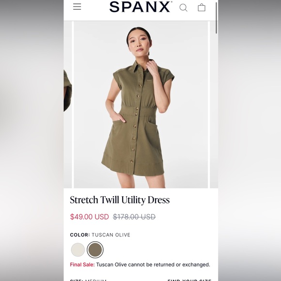 NWT SPANX dress - Picture 1 of 5